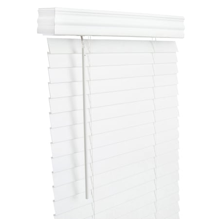 Living Accents FAUXWD 2 in WHT BLND 36X60 FAX3660WH